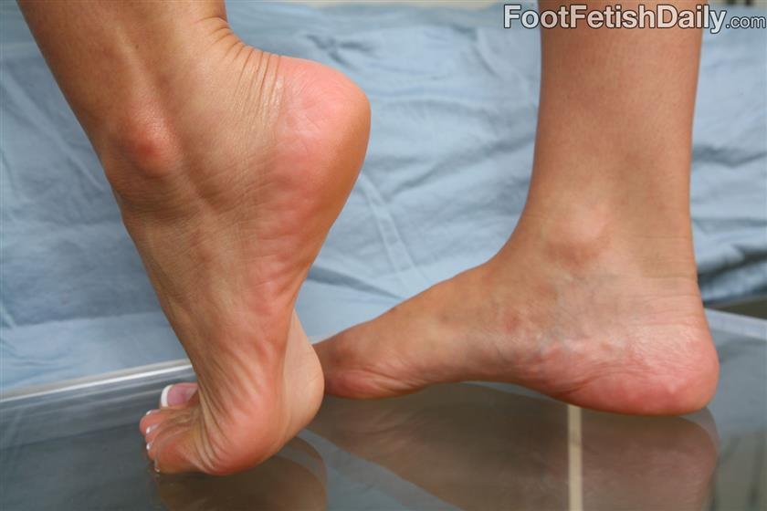 Alexis Breeze Soles On Glass Foot Fetish Daily Photos