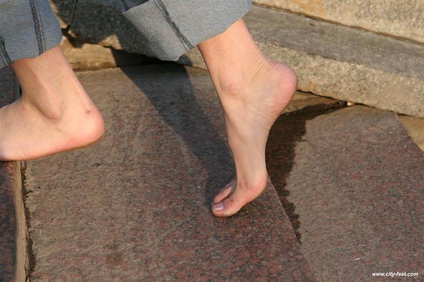 Cover 3 Pretty girls with bare feet. Part 3. 51 Photos